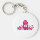 Swim Hard Key Chain