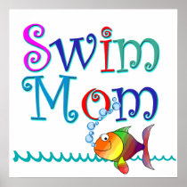 Swim Mom Poster