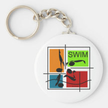Swim Quartet Keychains