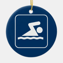 Swim Symbol Ornament