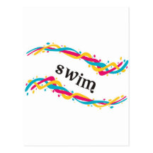 Swim Twists Post Card