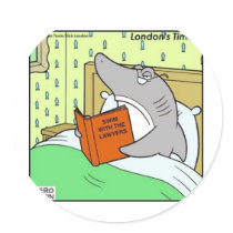 Swim W/The Lawyers Funny Tees Gifts & Collectibles Sticker