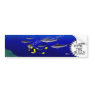 Swim with the Bulls Bumper Sticker