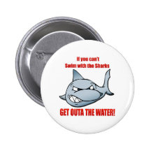Swim with the Sharks Pin