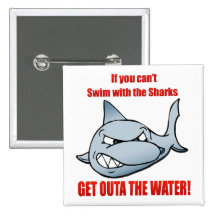 Swim with the Sharks Pins