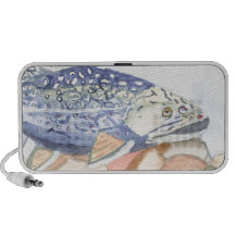 Swiming Trout watercolor Mp3 Speakers