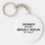 Swimmer Deadly Ninja by Night Keychains