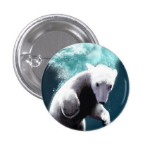 Swimmer Pinback Button