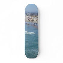 Swimmers And Surfers In Ocean Water On Waves In Sa Skate Decks