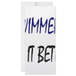 Swimmers Do It Better rack cards
