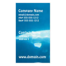 Swimming Beluga Whale Business Cards