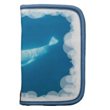 Swimming Beluga Whale Wallet Folio Planner