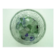 Swimming Bleach Glass Post Card