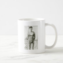 Swimming Champion, 1920s Coffee Mugs