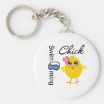 Swimming Chick Key Chain