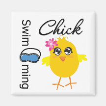 Swimming Chick Magnets