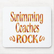 Swimming Coaches Rock Mouse Pad