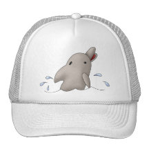 Swimming Dolphin Mesh Hat