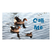Swimming Ducks Business Card