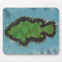 Swimming Fish Tie Dye Phat Dyes Mouse Pad