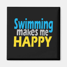 Swimming gifts for Swimmers Fridge Magnet