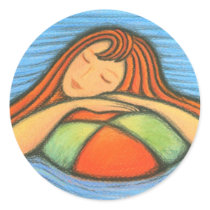 Swimming Girl stickers
