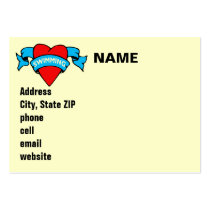 Swimming Heart business cards
