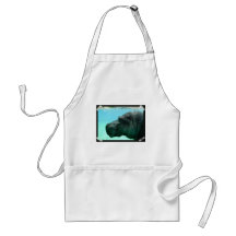 Swimming Hippo Apron