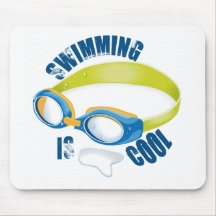SWIMMING IS COOL MOUSEPADS
