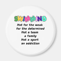 Swimming is for the determined magnets