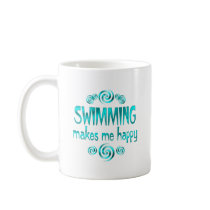 Swimming Makes Me Happy Mug