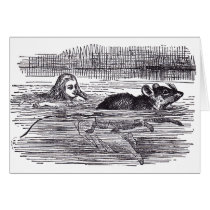 Swimming Mouse cards