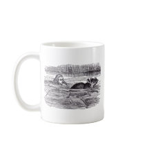 Swimming Mouse mugs