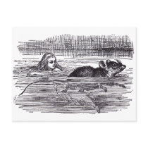 Swimming Mouse postcards