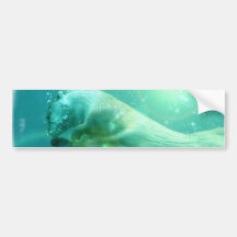 Swimming Otter Bumper Sticker