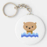 Swimming Otter. Keychain