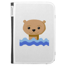 Swimming Otter. Kindle Keyboard Cases