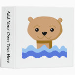 Swimming Otter. Vinyl Binders