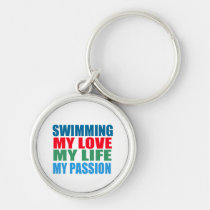 Swimming Passion keychains