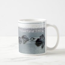 Swimming Pelicans Mug.