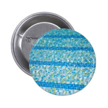 Swimming Pool Button Badge