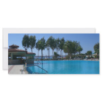 Swimming Pool in Turkey Rack Card Template