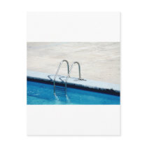 Swimming pool post card
