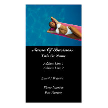 Swimming Pools Business Card