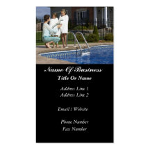 Swimming Pools Business Card