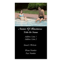 Swimming Pools Business Card