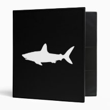 Swimming Shark 3 Ring Binder