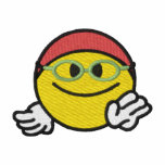 Swimming Smiley embroidered shirts