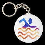Swimming Success - Cool mind in hot times keychains