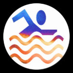 Swimming Success - Cool mind in hot times stickers